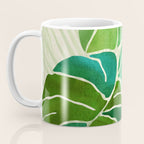 Tropical Plants Monstera Leaf Coffee Mug Gallery Image 3