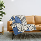 Abstract Zebras 3 Throw Blanket Gallery Image 1
