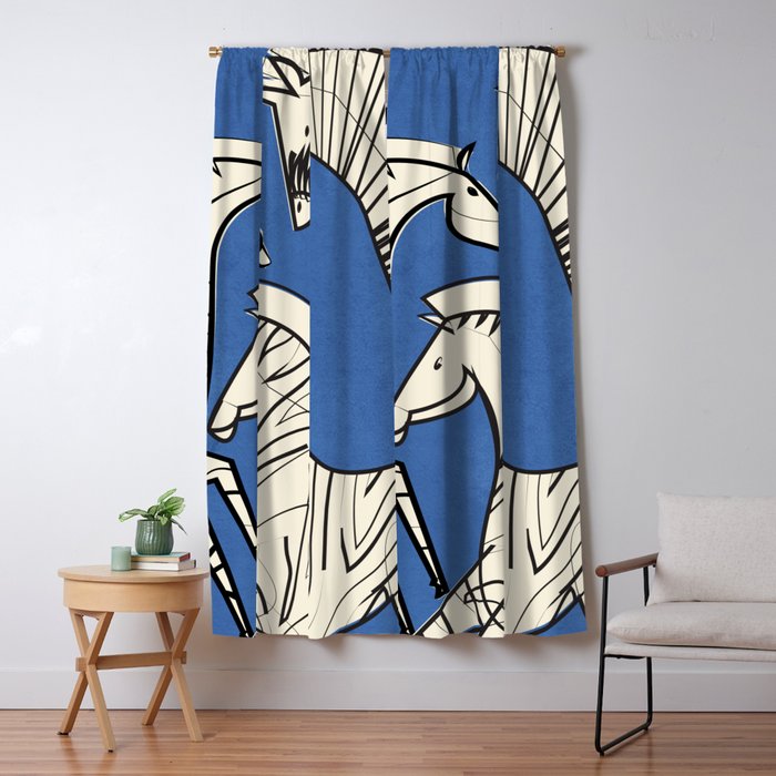Abstract Zebras 3 Window Curtain Gallery Image 5
