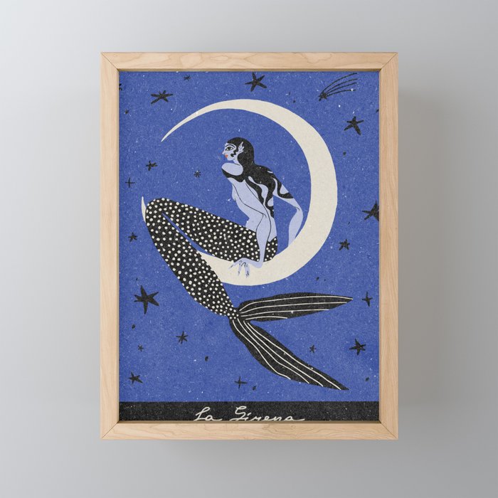 La Sirena Mini Art Print Gallery Image 1