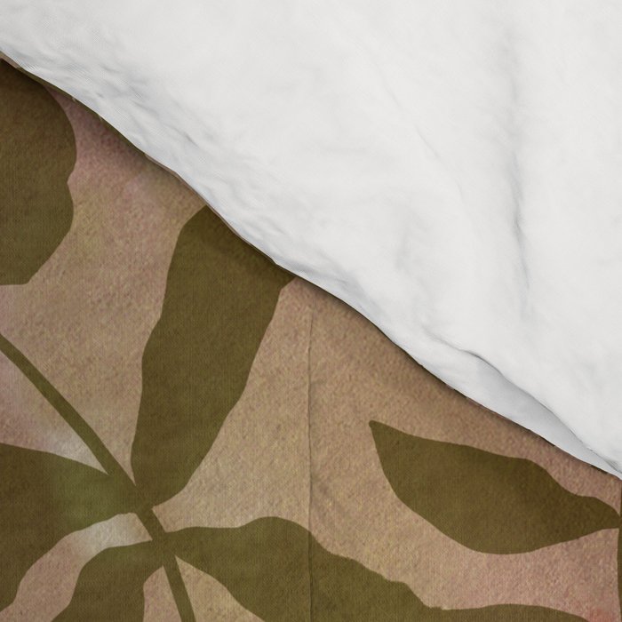 Reverse Floral Maroon Comforter Gallery Image 4
