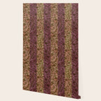 Reverse Floral Maroon Wallpaper Gallery Image 2