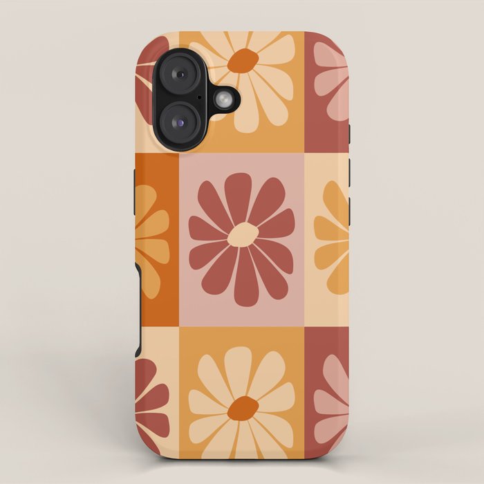 70's Daisy Bloom  iPhone Case Gallery Image 1