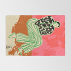 CALM WOMAN PORTRAIT Rug Gallery Image 2