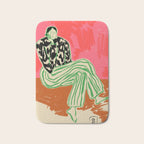 CALM WOMAN PORTRAIT Bath Mat Gallery Image 1