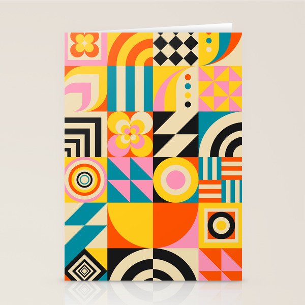 Colorful Geometrics Stationery Card Gallery Image 2