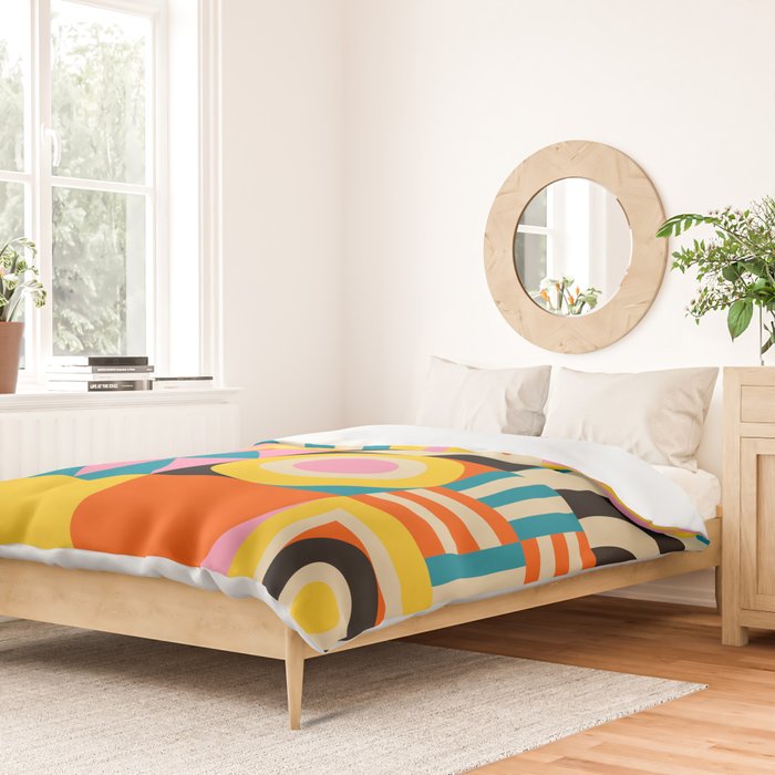Colorful Geometrics Duvet Cover Gallery Image 2