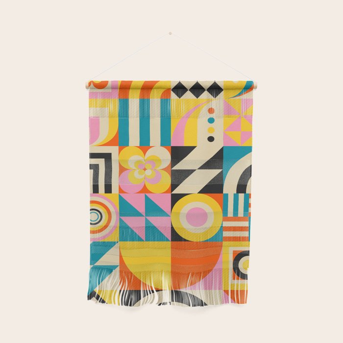 Colorful Geometrics Wall Hanging Gallery Image 1