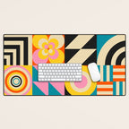 Colorful Geometrics Desk Mat Gallery Image 1