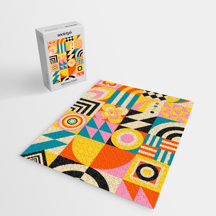 Colorful Geometrics Jigsaw Puzzle Gallery Image 2