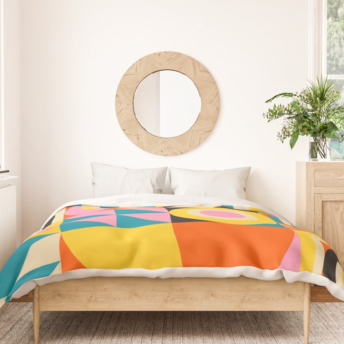 Colorful Geometrics Duvet Cover Gallery Image 3