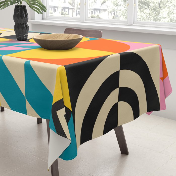 Colorful Geometrics Tablecloth Gallery Image 3