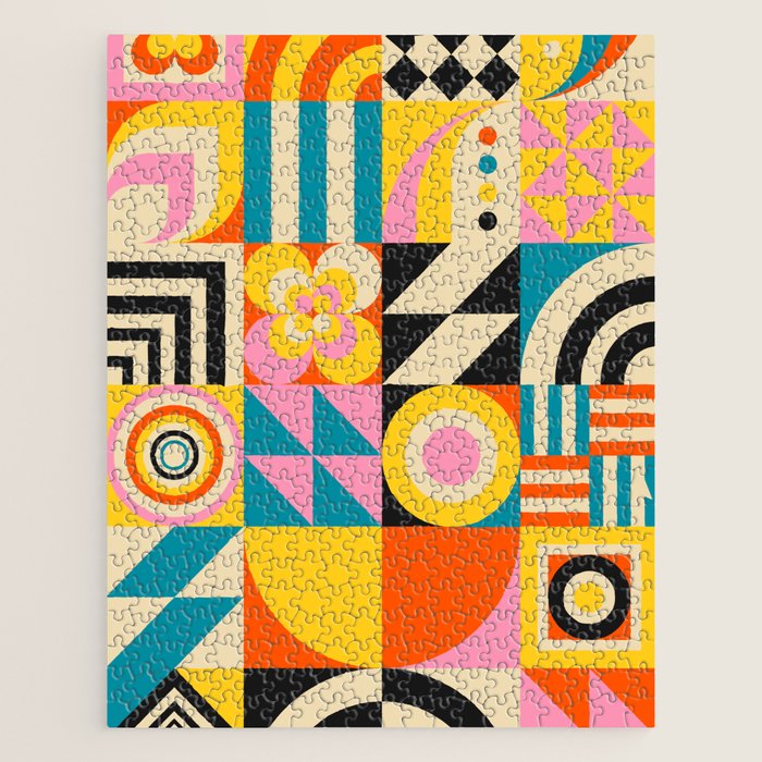 Colorful Geometrics Jigsaw Puzzle Gallery Image 1