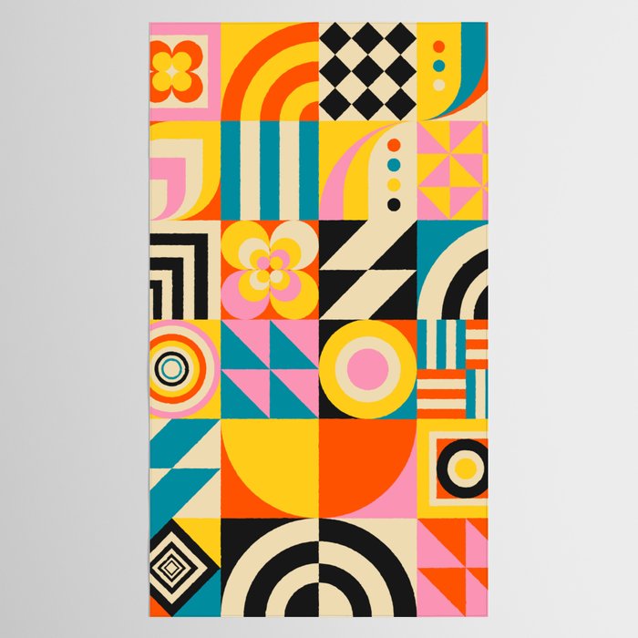 Colorful Geometrics Tablecloth Gallery Image 2