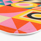 Colorful Geometrics Bath Mat Gallery Image 3