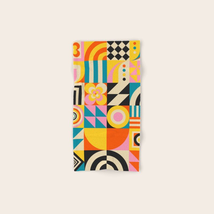 Colorful Geometrics Bath Towel Gallery Image 1
