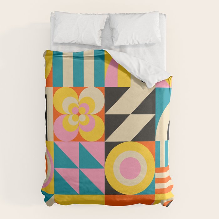 Colorful Geometrics Duvet Cover Gallery Image 6