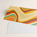 retro wave warm Wrapping Paper Gallery Image 2