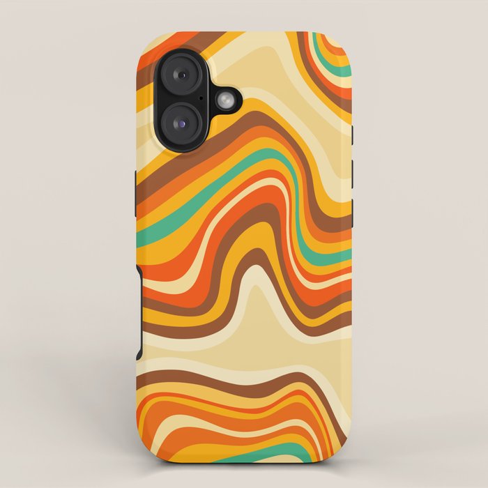 retro wave warm iPhone Case Gallery Image 1