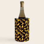 Abstract fire flame art pattern Wine Chiller Gallery Image 1