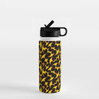 Abstract fire flame art pattern Water Bottle Gallery Image 1
