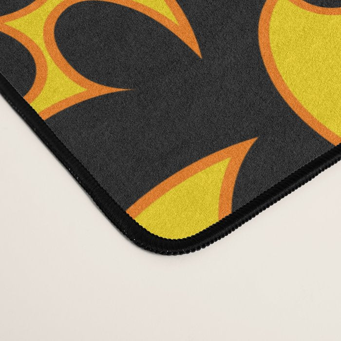 Abstract fire flame art pattern Desk Mat Gallery Image 4