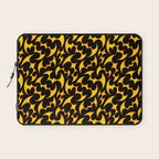 Abstract fire flame art pattern Laptop Sleeve Gallery Image 1