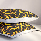 Abstract fire flame art pattern Pillow Sham Gallery Image 3