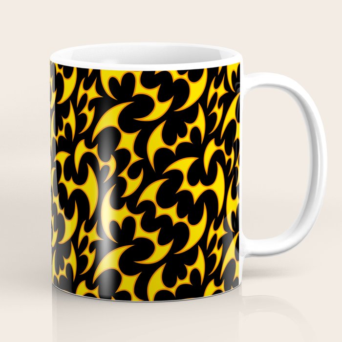Abstract fire flame art pattern Coffee Mug Gallery Image 1