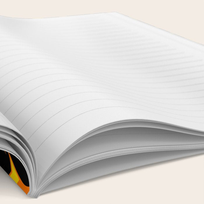 Abstract fire flame art pattern Notebook Gallery Image 2