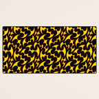Abstract fire flame art pattern Desk Mat Gallery Image 3
