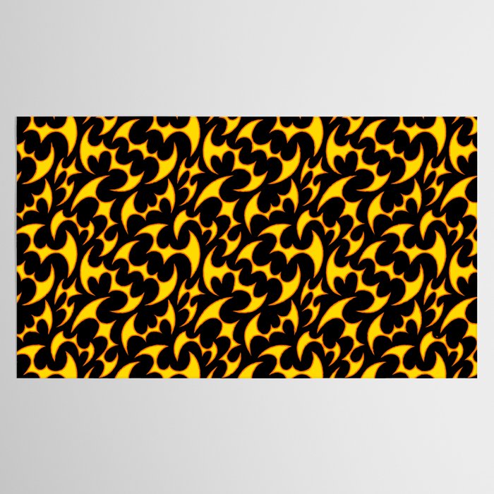 Abstract fire flame art pattern Tablecloth Gallery Image 2