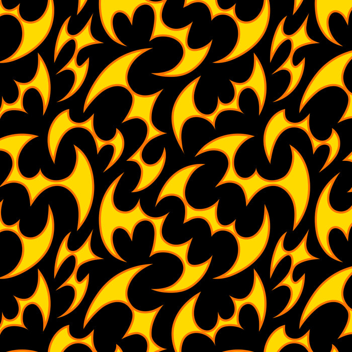 Abstract fire flame art pattern Coffee Mug Gallery Image 2