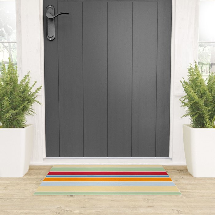 Modern Craft Spring - Roman Stripes Welcome Mat Gallery Image 3