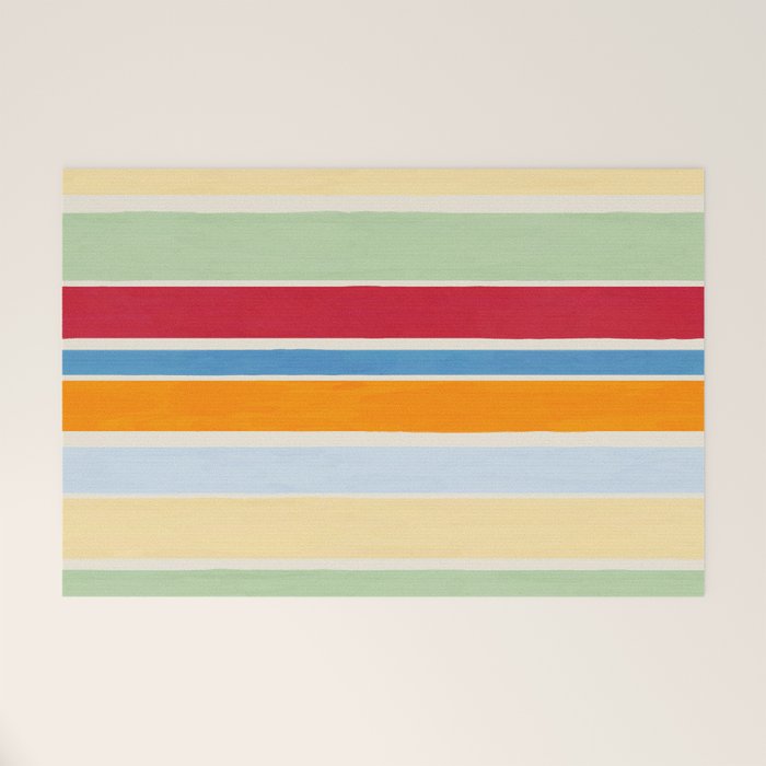 Modern Craft Spring - Roman Stripes Welcome Mat Gallery Image 1
