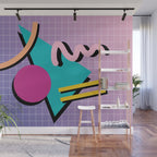 Memphis Pattern 10 - 90s - Retro Wall Mural Gallery Image 1