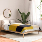 Yellow Abstract Collage Comforter Gallery Image 2
