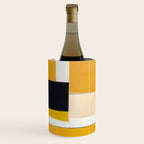 Yellow Abstract Collage Wine Chiller Gallery Image 1