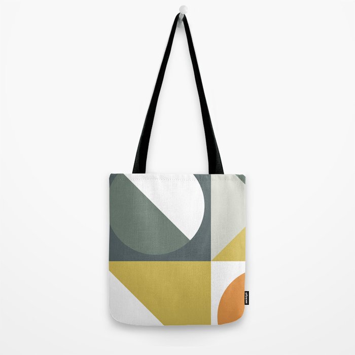 Mid Century Geometric 01 Tote Bag Gallery Image 2