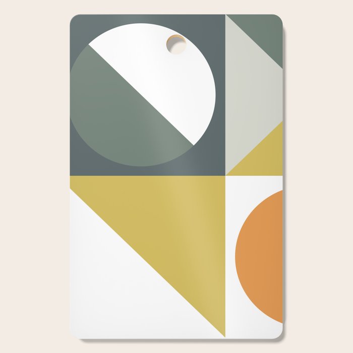 Mid Century Geometric 01 Cutting Board Gallery Image 1
