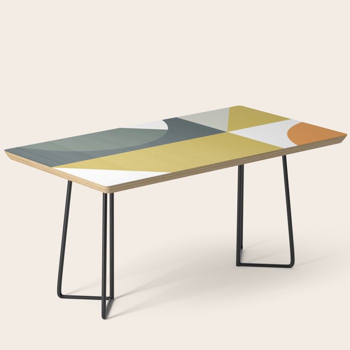 Mid Century Geometric 01 Coffee Table Gallery Image 1