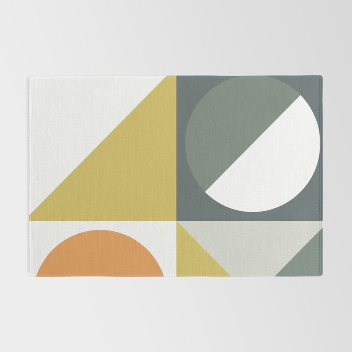 Mid Century Geometric 01 Rug Gallery Image 2