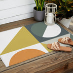 Mid Century Geometric 01 Outdoor Rug Gallery Image 2
