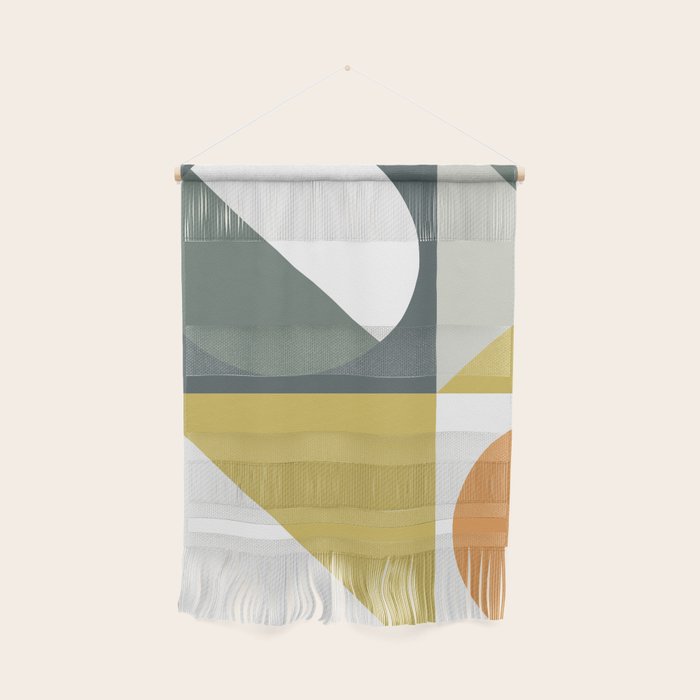 Mid Century Geometric 01 Wall Hanging Gallery Image 1