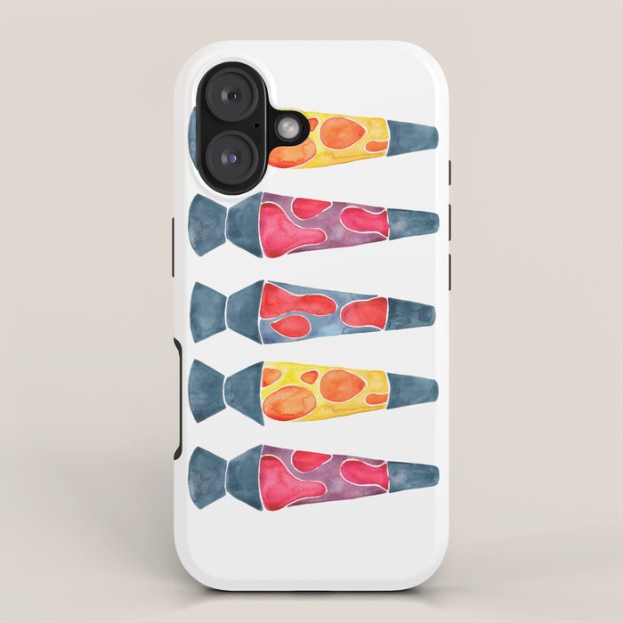 Retro Vibes - Warm Palette iPhone Case Gallery Image 1