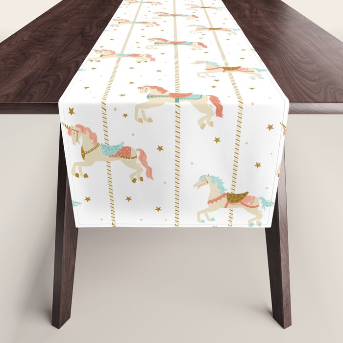 Carousel Horses Table Runner Gallery Image 1