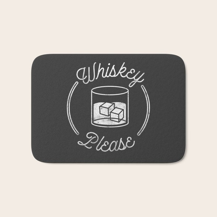 Whiskey Please 2 Bath Mat Gallery Image 1