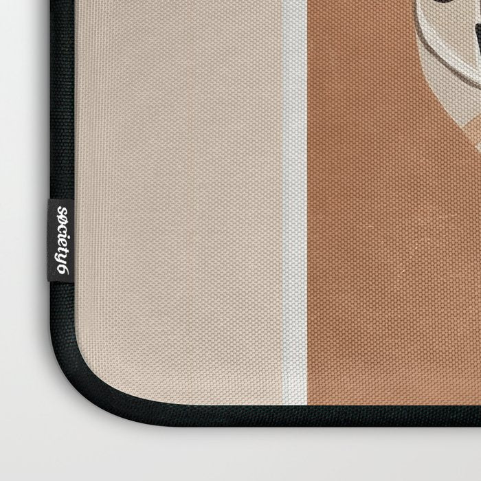 Striped Owl Pair Laptop Sleeve Gallery Image 3