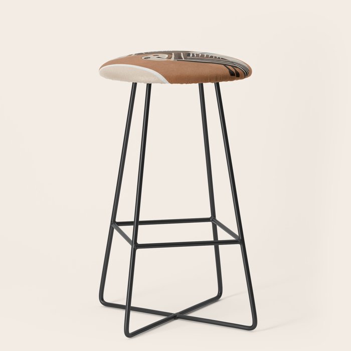 Striped Owl Pair Stool Gallery Image 1
