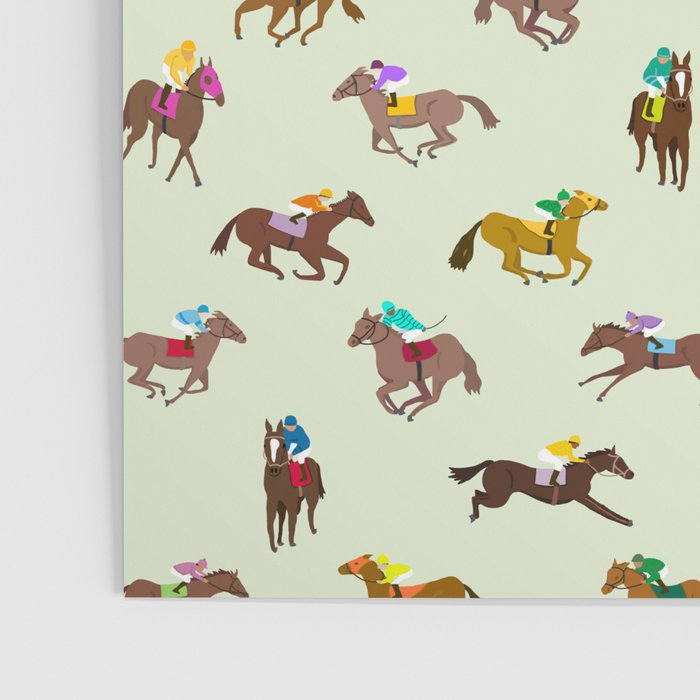 Off to the Horse Races (Mint) Poster Gallery Image 3